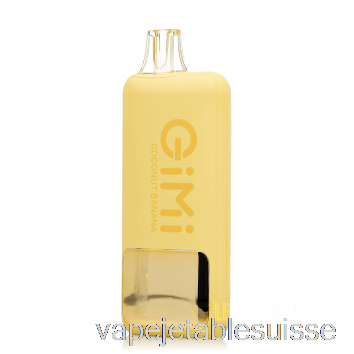 Vape Suisse Flum Gimi 8500 Banane Noix De Coco Jetable Intelligente